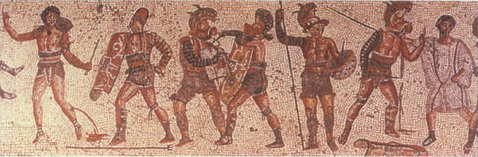 Gladiators_from_the_Zliten_mosaic